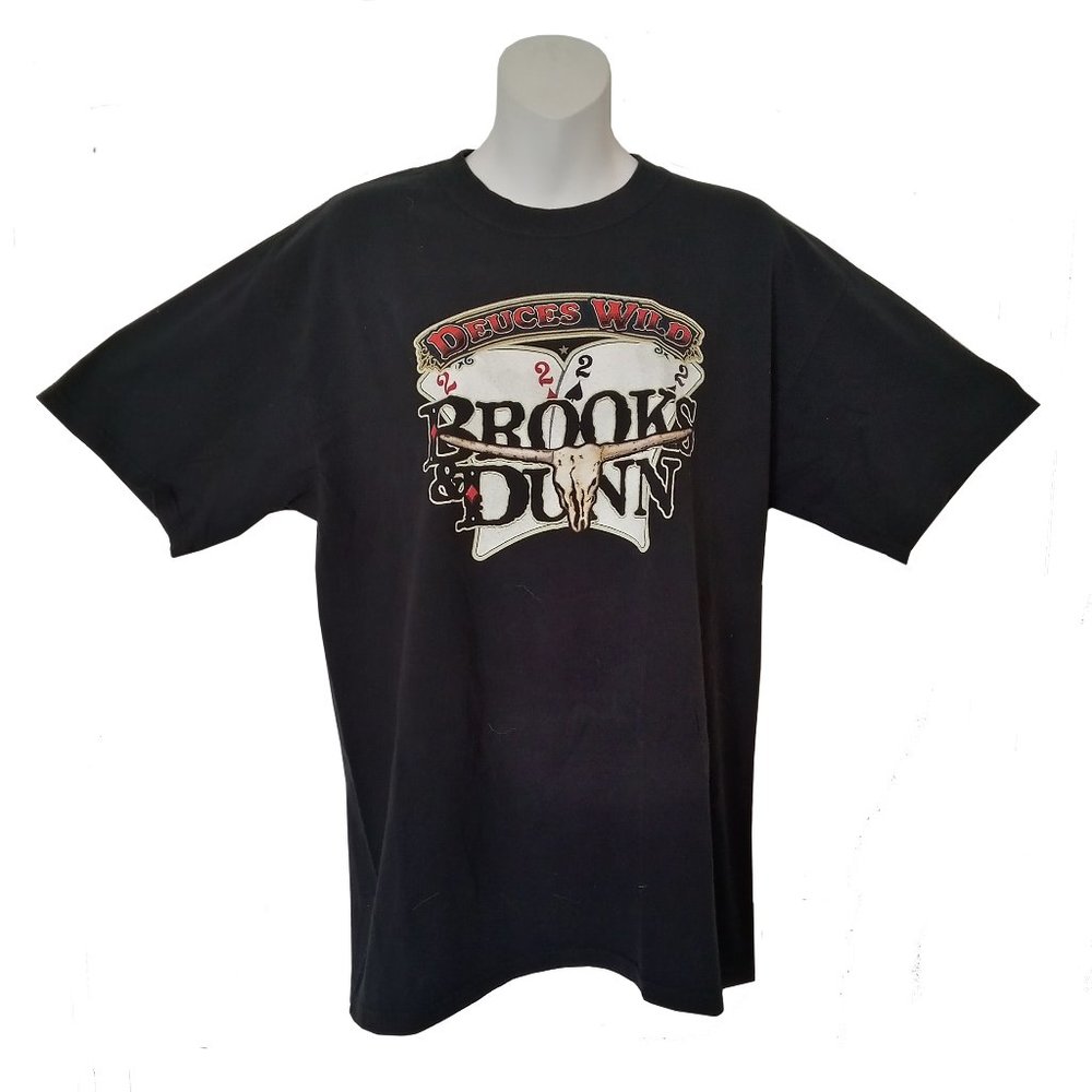 BROOKS & DUNN  Vintage  "Deuces Wild"  T-Shirt